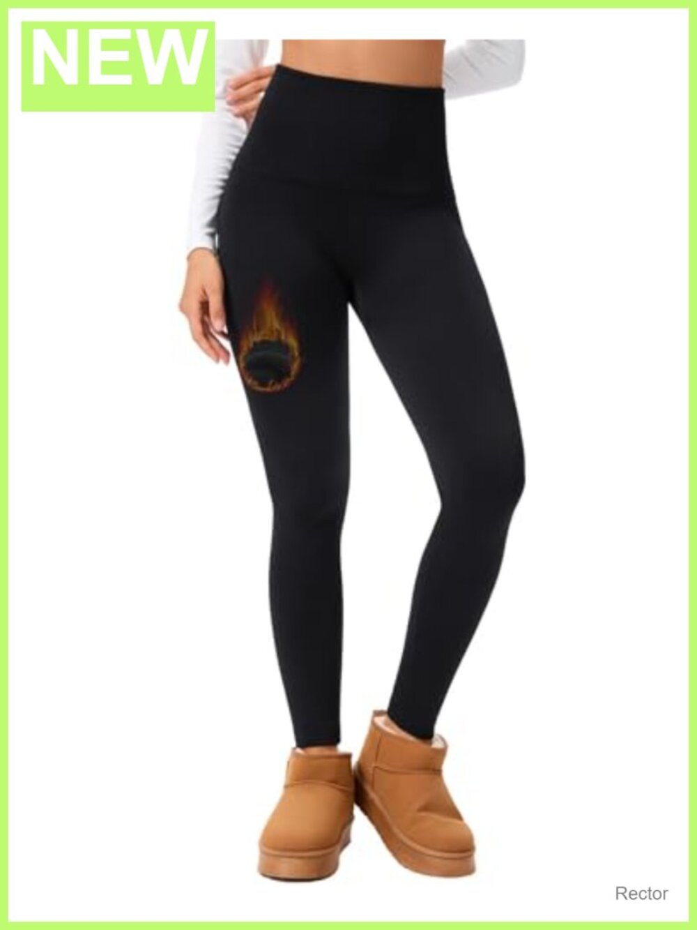 Seamless Fleece Lined High Waist Leggings Tummy Control Winter
